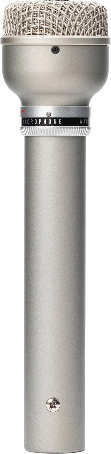 Warm Audio WA-19 Nickel Dynamic Studio Microphone with On-Stage Stands MS7701B Microphone Stand and 20' XLR Cable