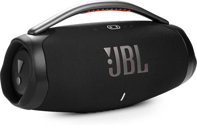 JBL Boombox 3 Waterproof Portable Bluetooth Speaker Bundle with gSport Case and Accessory Pouch (Black)