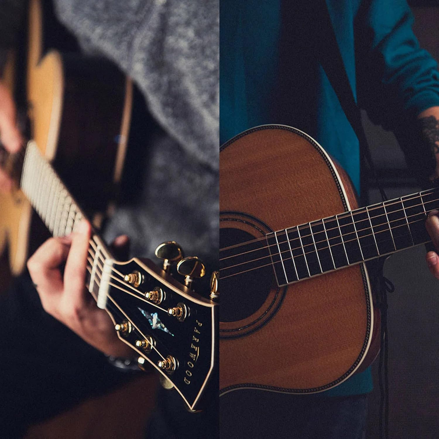 Parkwood GA880 ADK Grand Auditorium Cutaway Semi Acoustic Guitar - Natural