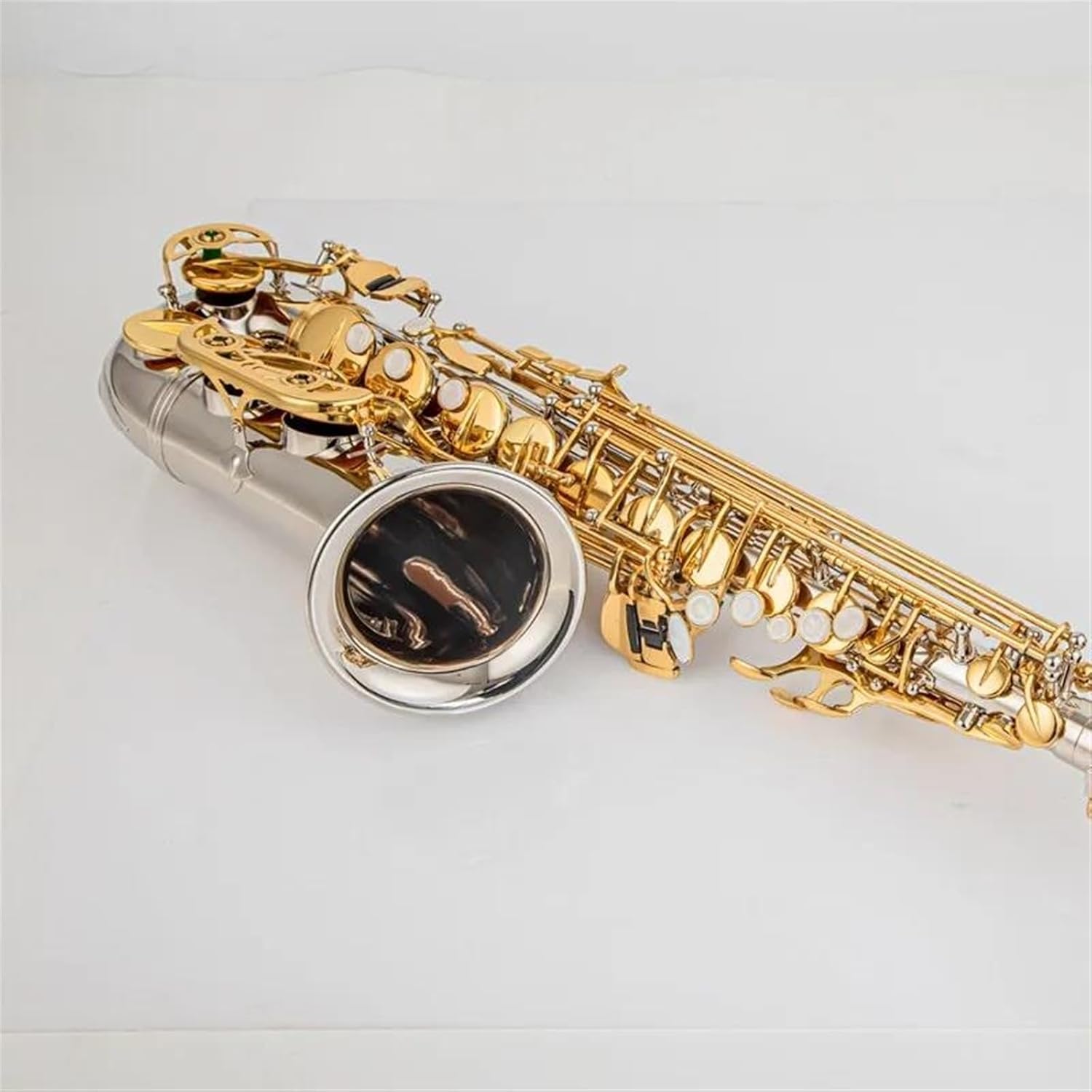VBDEFRT Woodwind Instruments Alto Eb Tune Saxophone Brass Gold Lacquer Music Instrument E-flat Sax