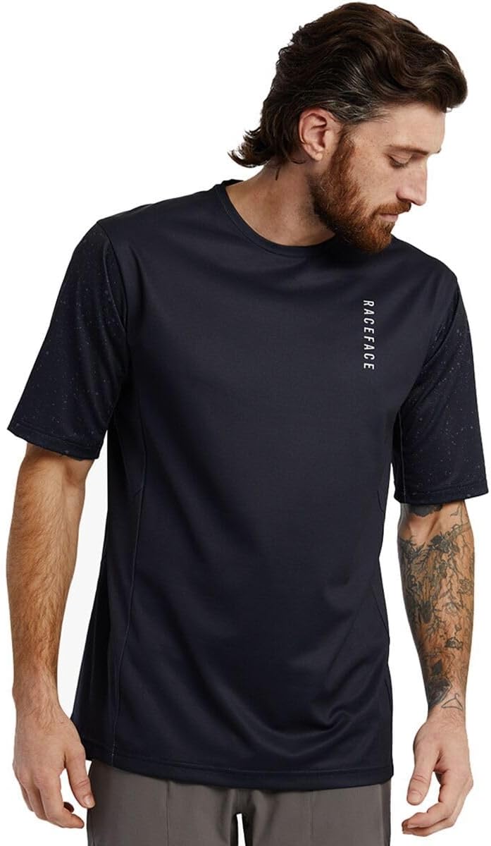 Race Face Indy Short-Sleeve Jersey - Men's Black, L