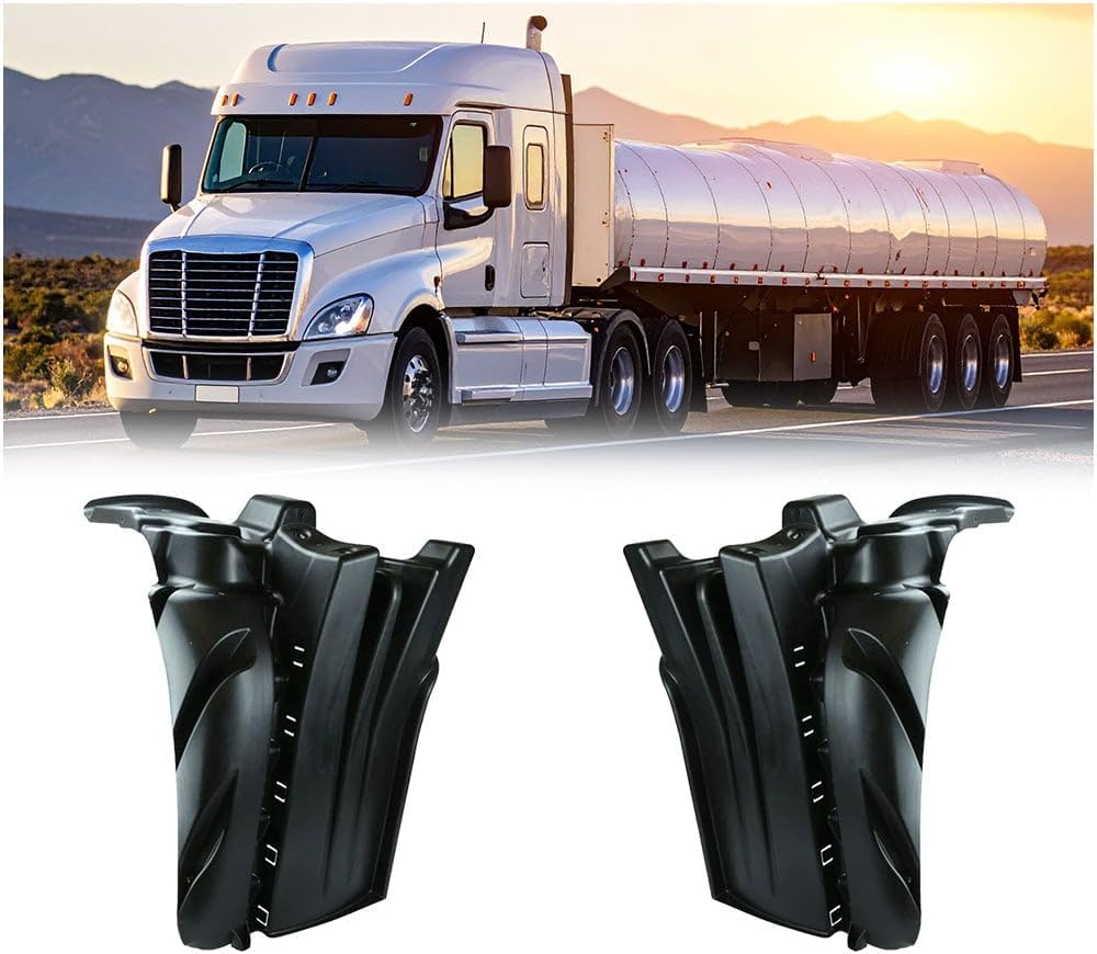 Mytee Products Passenger & Driver Side Fender Splash Shield Compatible with Freightliner Cascadia - Right & Left Hand Replaces 242-6014 242-6015 A2269527000 A2263542005