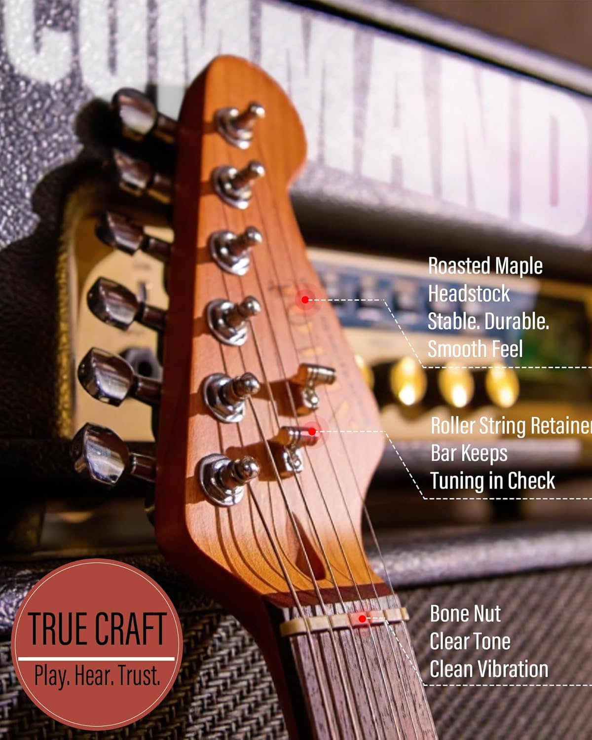 AKLOT Stryde Electric Guitar with Aklot Vibrating Metronome Watch Ⅱ