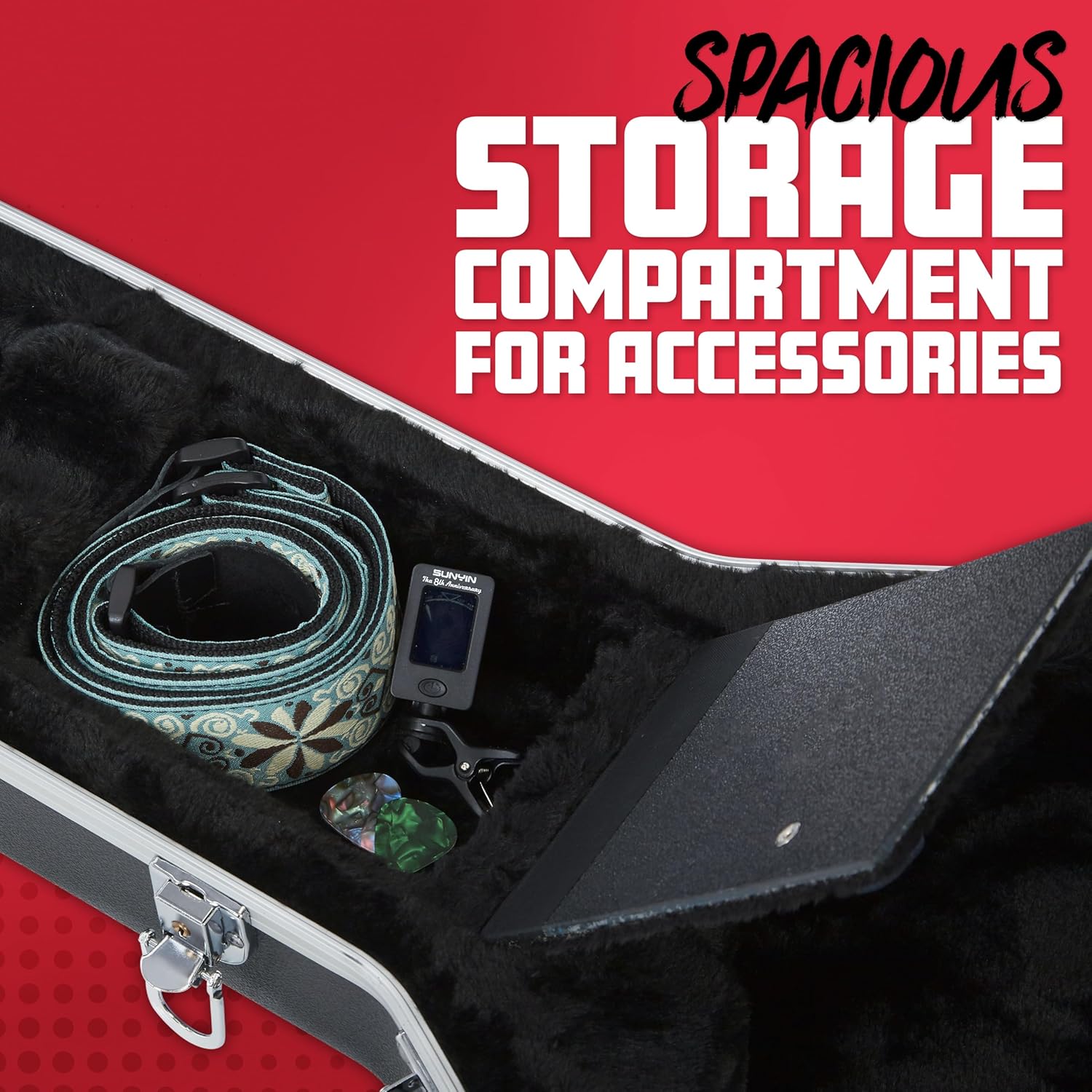 Gator Cases Deluxe ABS Molded Case for Full Size Banjos (GC-BANJO-XL)