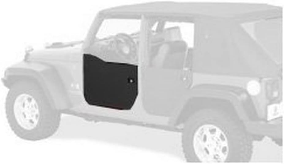 Bestop 5304035 Black Diamond Lower Fabric Front Half Door Set