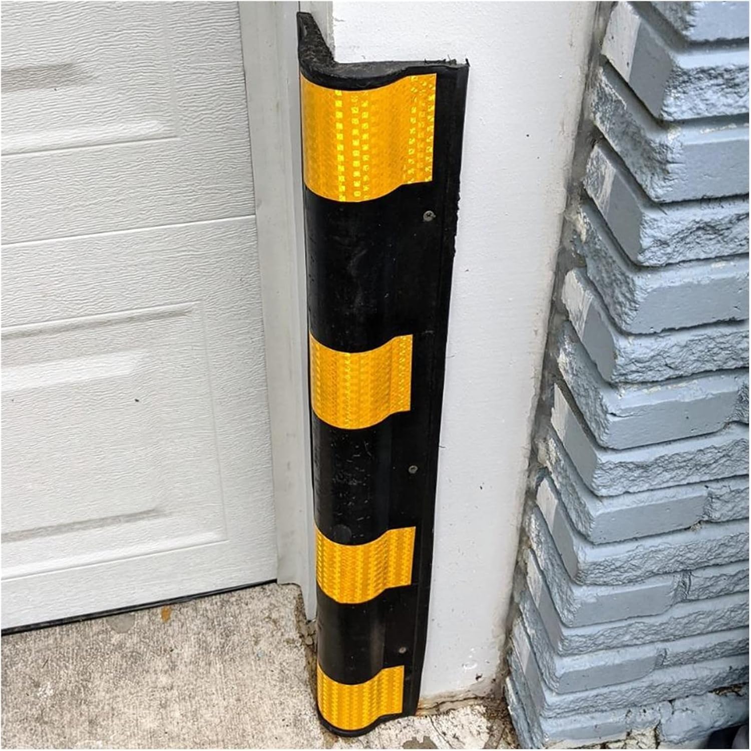 TIST Car Parking Protector Wall Corner Guard for Parking Garages Anti-Scratch Workshops Rubber Protector(1pcs-100cm)