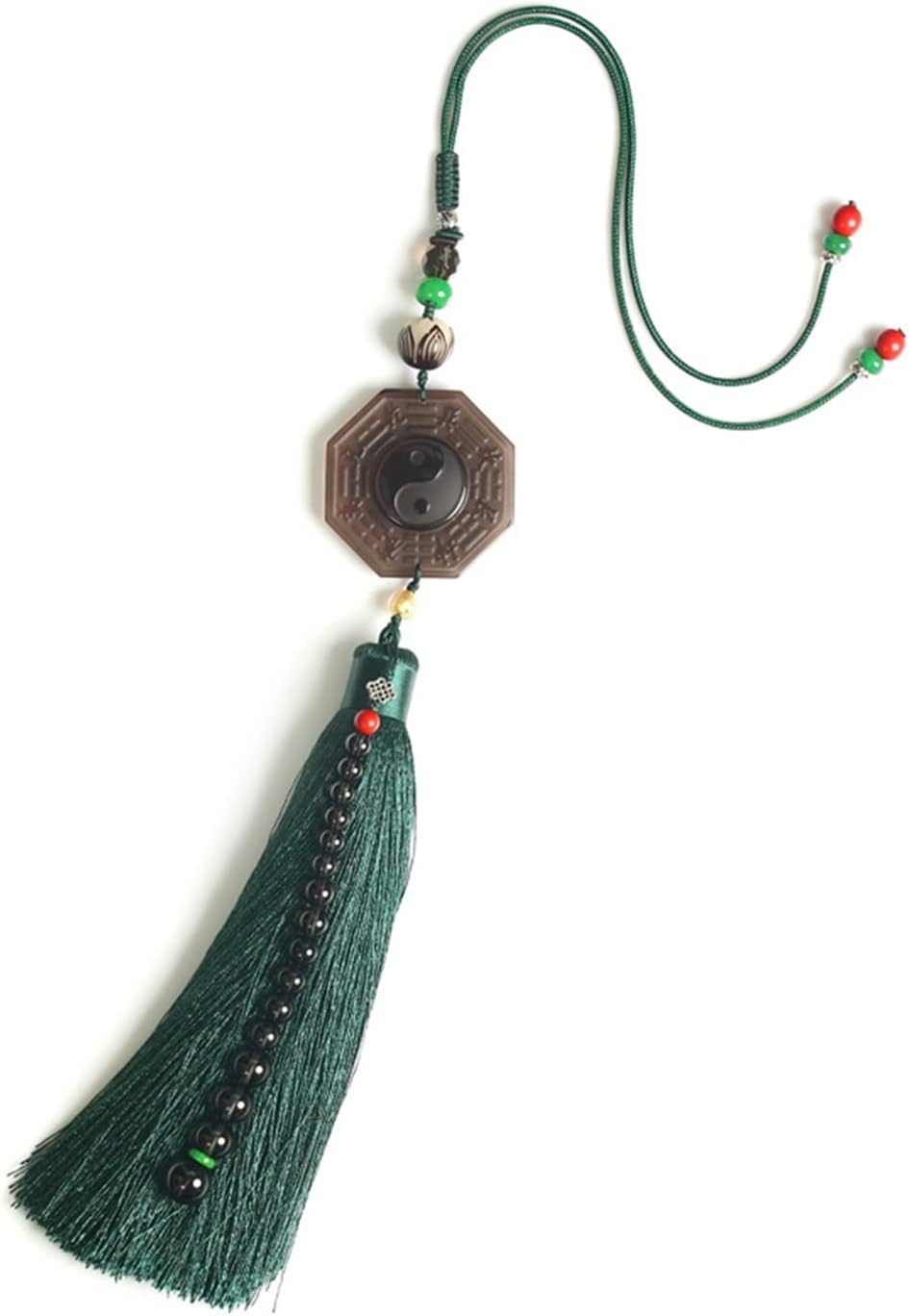 Car Interior Good Luck Pendant Automotive Rearview Mirror Interior Pendant Natural Ice Obsidian Auto Accessories Home Decorations