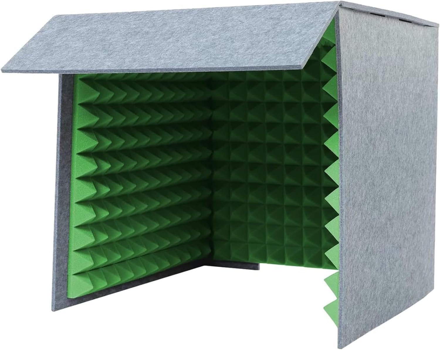 Portable Vocal Sound Absorbing Shield, Microphone Recording Booth with Acoustic Panels, Desktop Foldable Soundproof Cover for Music Voice Recording