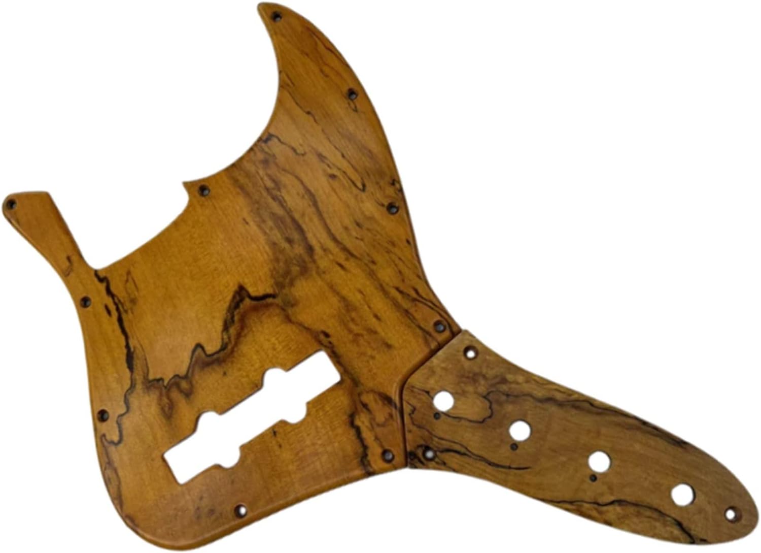 Electric Guitar Pickguard 10 Holes 5 String Electric Guitar Bass Guitar Pickguard Pick Guard with Control Plates Scratch Plate Accessories (Color : 03)