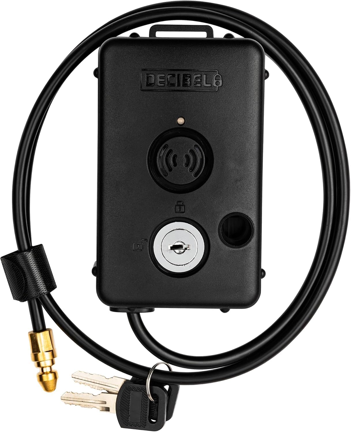 Decibel 3ft Anti Theft Cable Lock with 100dB Loud Alarm, Security Lock for Outdoor Gear, Power Tools, Kayaks, Generators