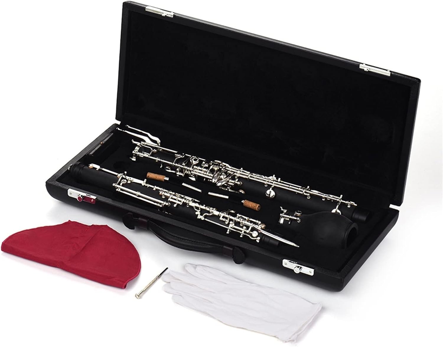 Professional Alto Oboe F Key Synthetic Xylobody Silver Plated Woodwind Instrument Oboes Beginner