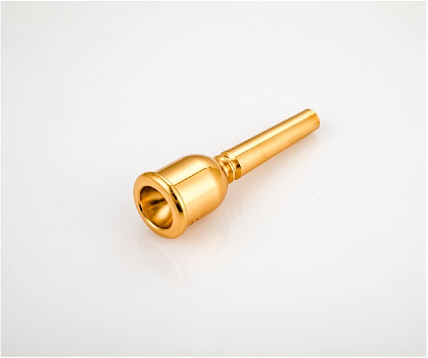 Saxophone Parts Professional Trumpet Mouthpiece Size Sliver Or Brass Plated Musical Trumpet Accessories Parts (Color : Brass 7C)