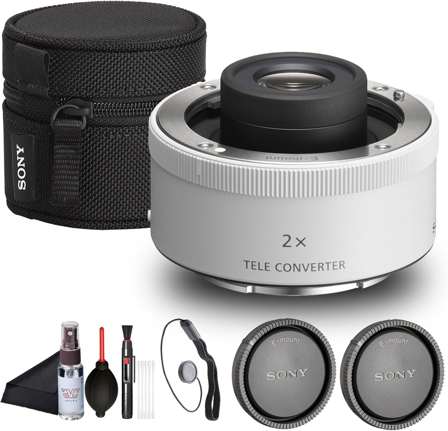 Sony FE 2.0X Teleconverter (SEL20TC) + Cap Keeper + Cleaning Kit