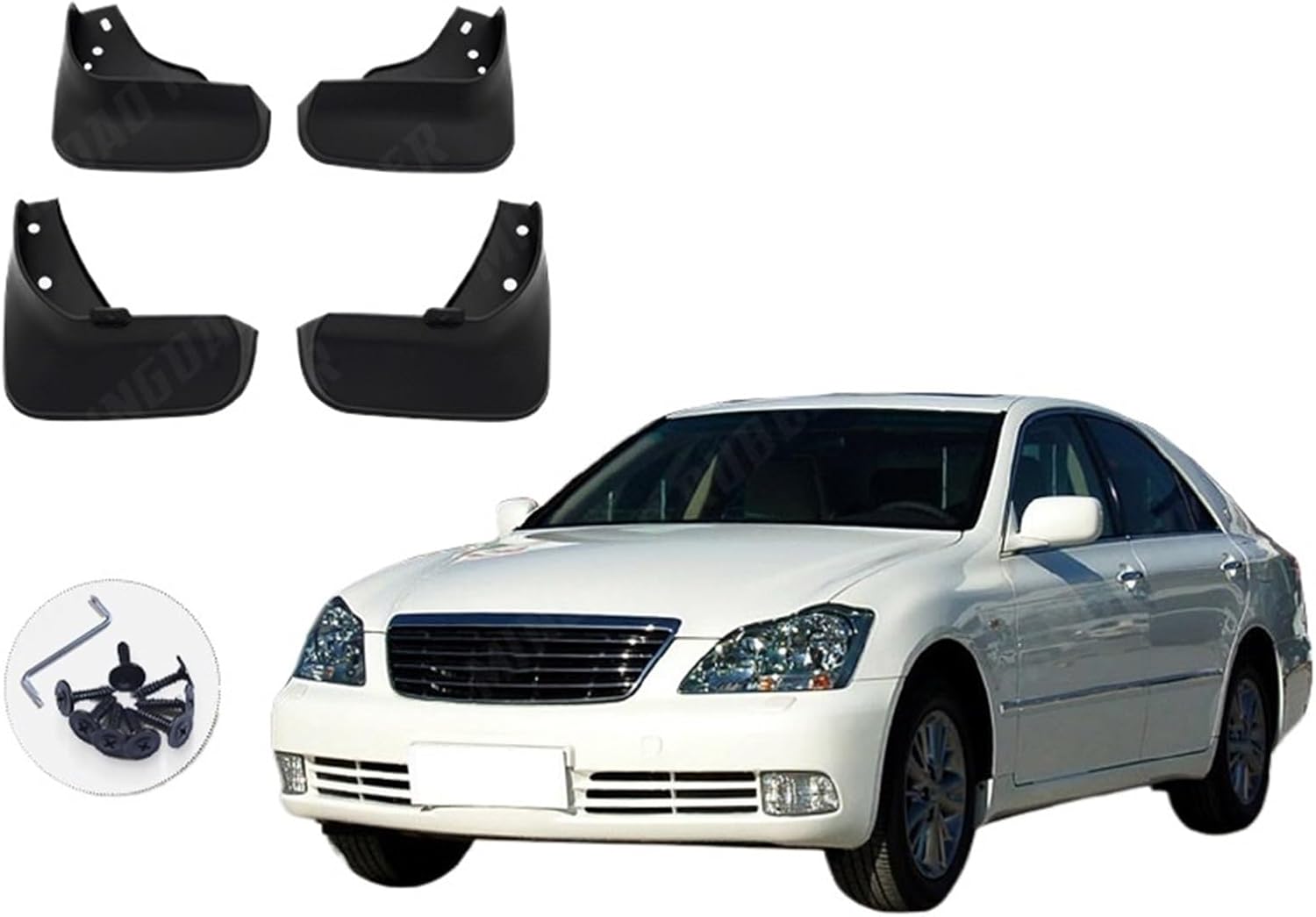 Compatible with Toyota Crown 2003-2008 Mud Flaps Splash Guard Cover Mudguard Car Fenders Splasher Mudflap auto Accessories 2004 05 06 2007