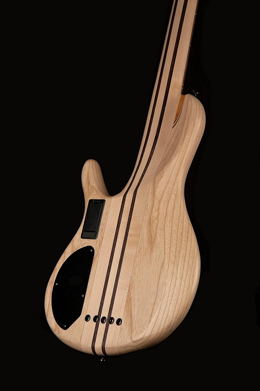 Cort Artisan Series A5 Plus 5 String Bass Guitar, Open Pore Amber (A5PLUSSCAOP)