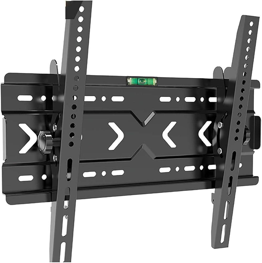 Tilting TV Wall Mount Bracket for Flat TVs, Low Profile Design, Fits VESA 400X400mm, Space-Saving Solution for Home Entertainment