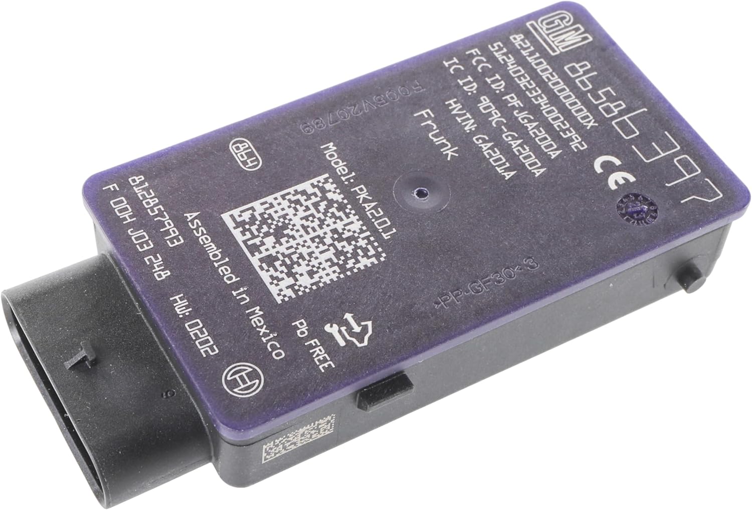 GM Genuine Parts 86586397 UHF Low Energy Remote Control Access Sensor Transceiver