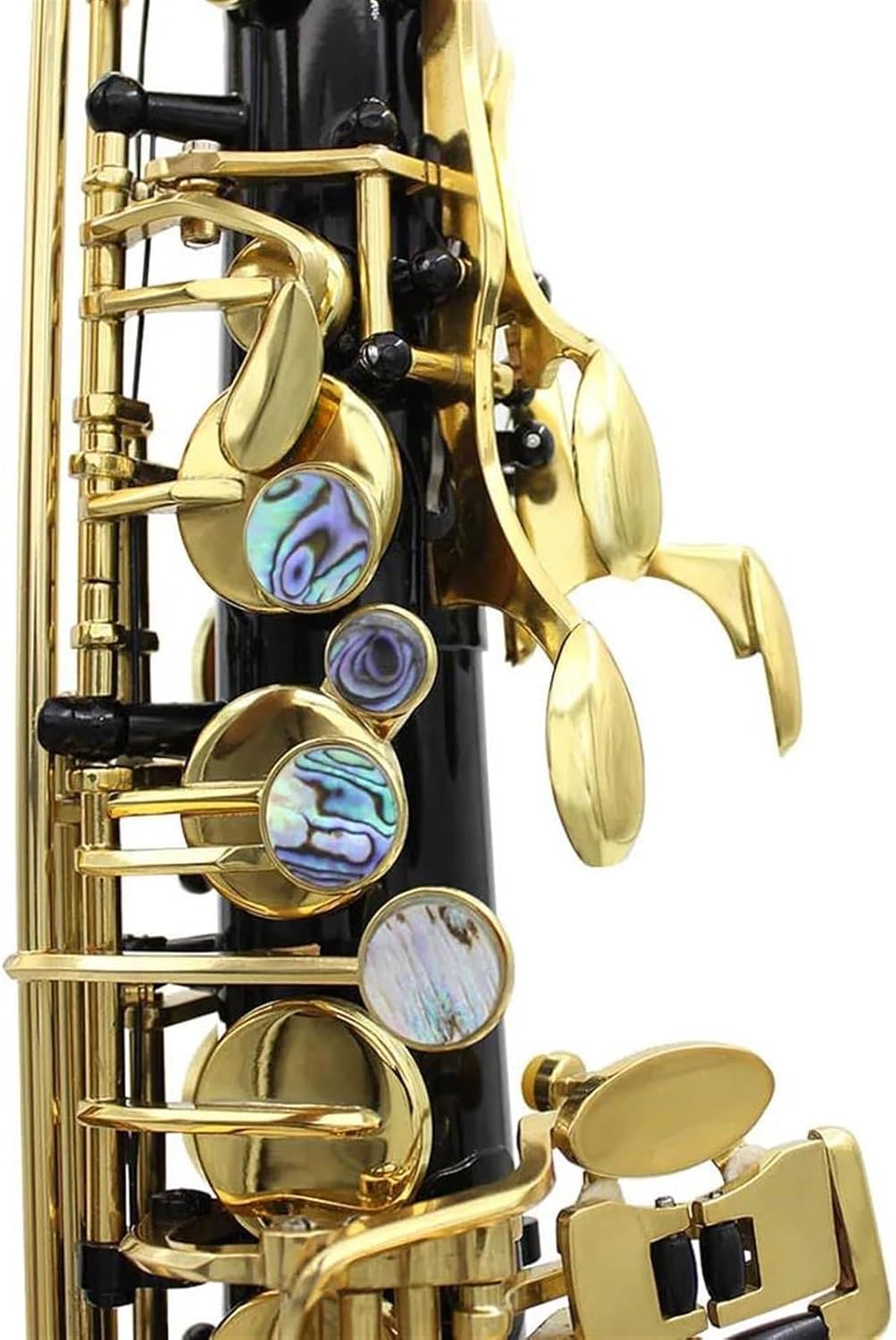 Brass Eb E-Flat Alto Saxophone Sax Engraved Buttons Wind Instrument With Case Glove Sax Accessories