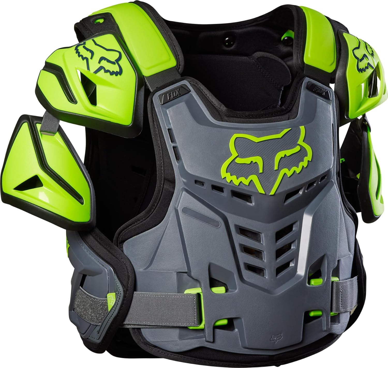 Fox Racing Men's Raptor Vest CE Chest Guard (Dark Shadow Grey) 24814-330-L/XL