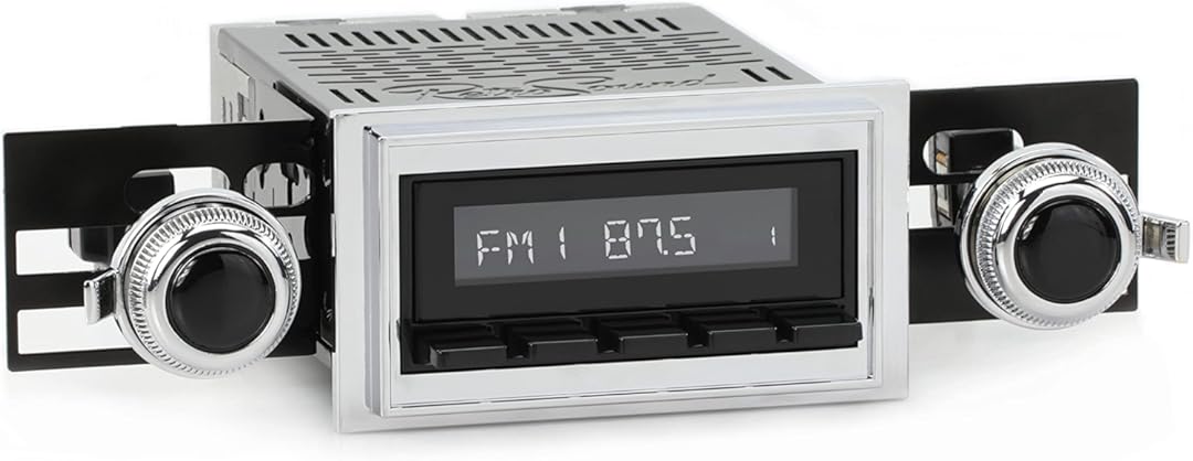 RetroRadio Compatible with 1972-76 Chevrolet Corvette Features Include Bluetooth, AUX, AM/FM LAB-M1-118-53-73C