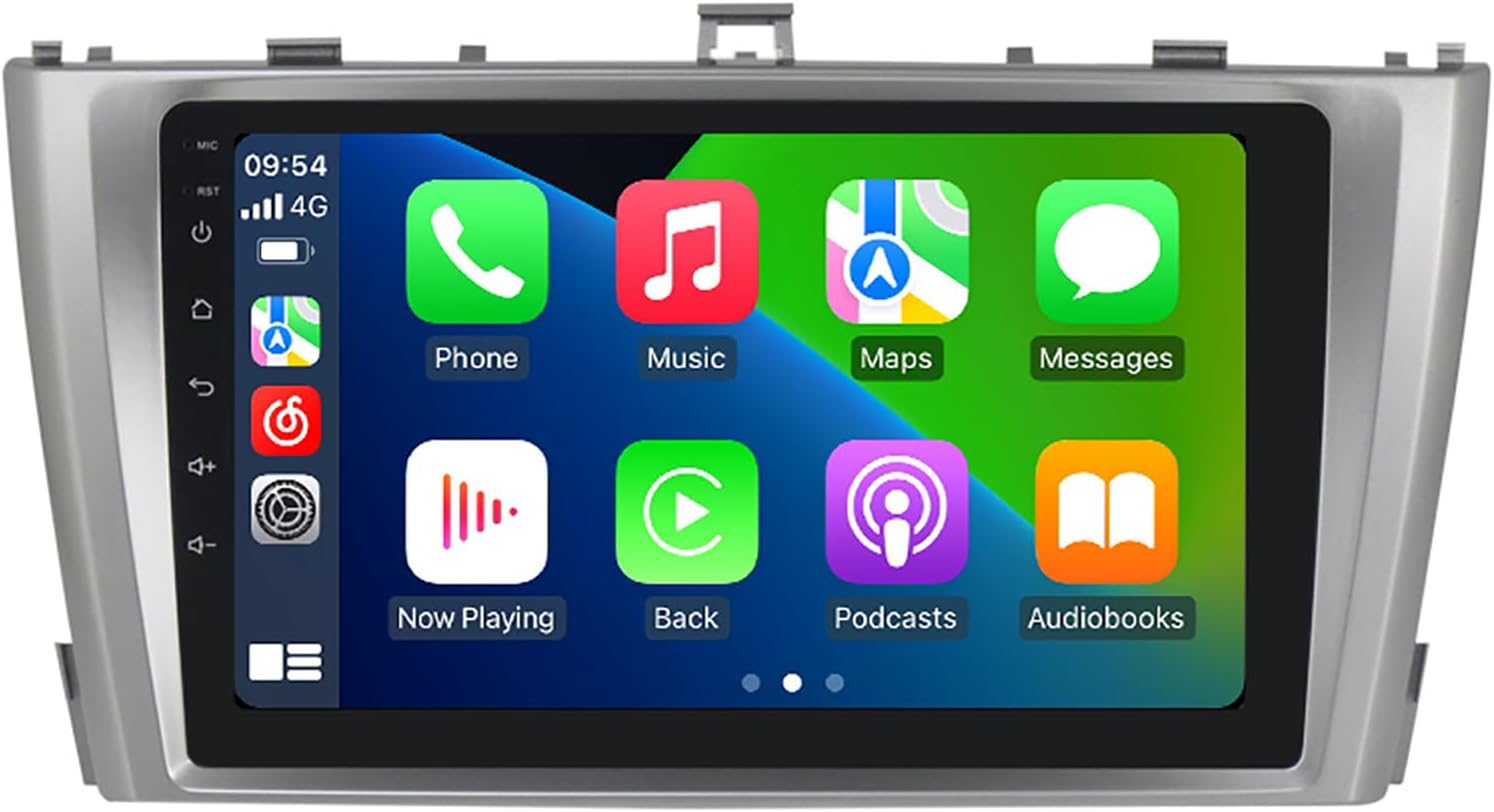 Android 14 Autoradio GPS Navigation with Video AM FM, 9 Inch Screen Phone Connection Car Multimedia Stereo Player for Toyota Avensis 2009 2010 2011 2012 2013 2014 2015