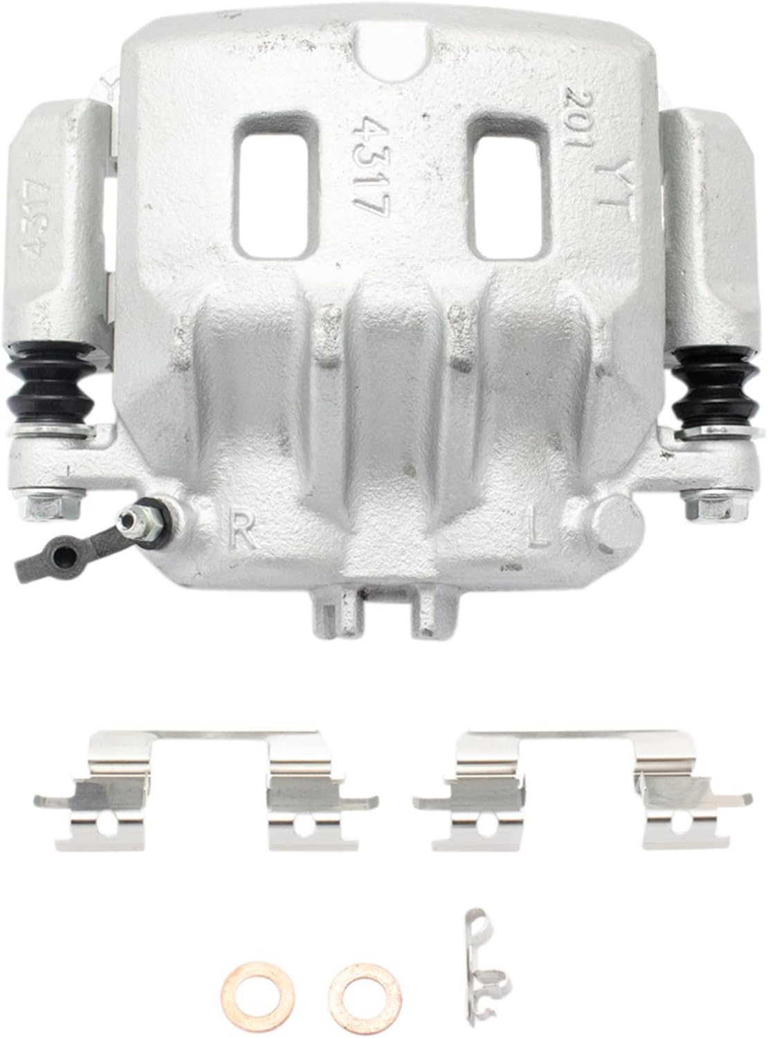 TRQ Front Right Brake Caliper w/Bracket Passenger Side Compatible with 1998-2002 Subaru Forester 1998-2001 Impreza 1996-2002 Legacy 2000 Outback