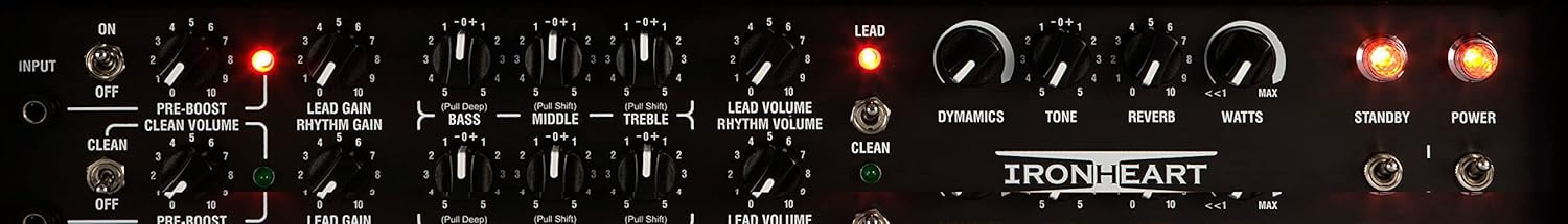 Laney Ironheart IRT60H All Tube 3-Channel Guitar Head 60W With Reverb