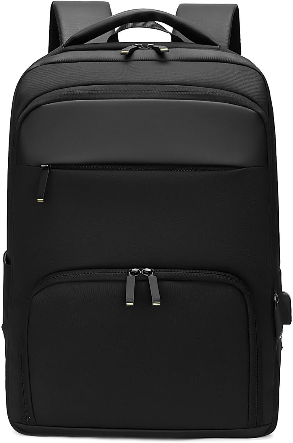 Men's Backpack With Large Capacity And Expandable Waterproof Computer Bag(Black)