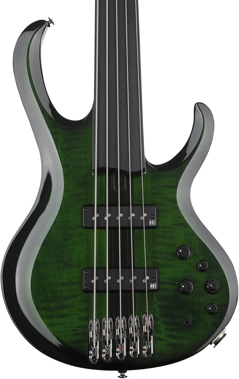 Ibanez Steve Di Giorgio SDGB1 Signature 5-string Fretless Bass Guitar - Dark Moss Burst