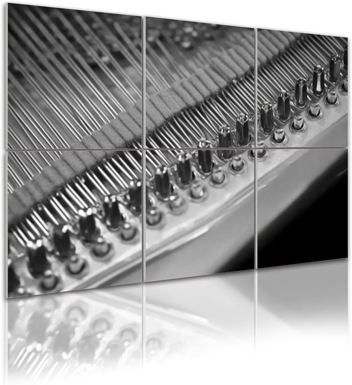 6 Pack Art Acoustic Panels Self Adhesive Inside Piano 48