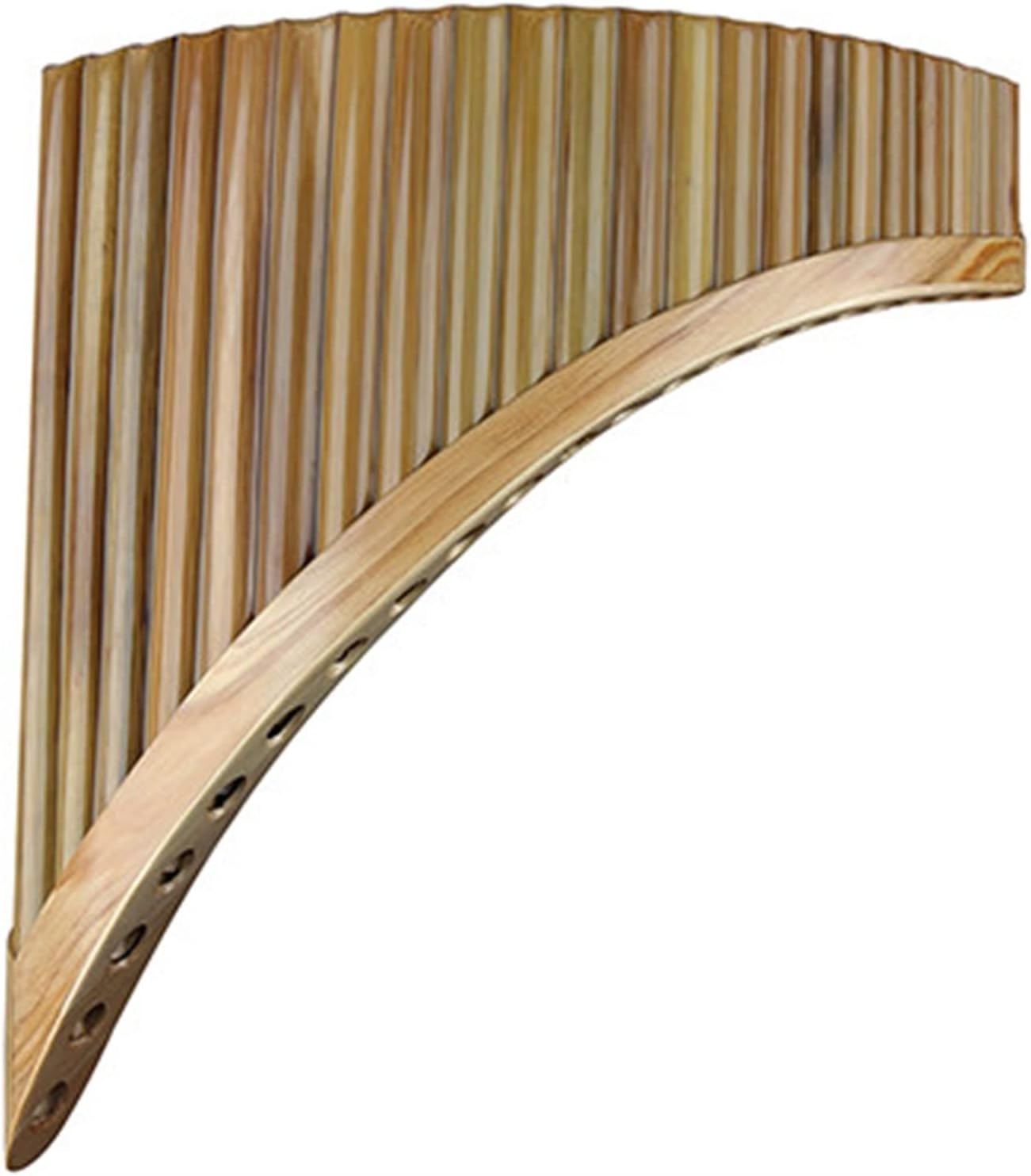 KESHUO 22 Pipes C Key Pan Flute Woodwind Instrument Bamboo Pan Flute Panpipes (Color : Right-Hand)