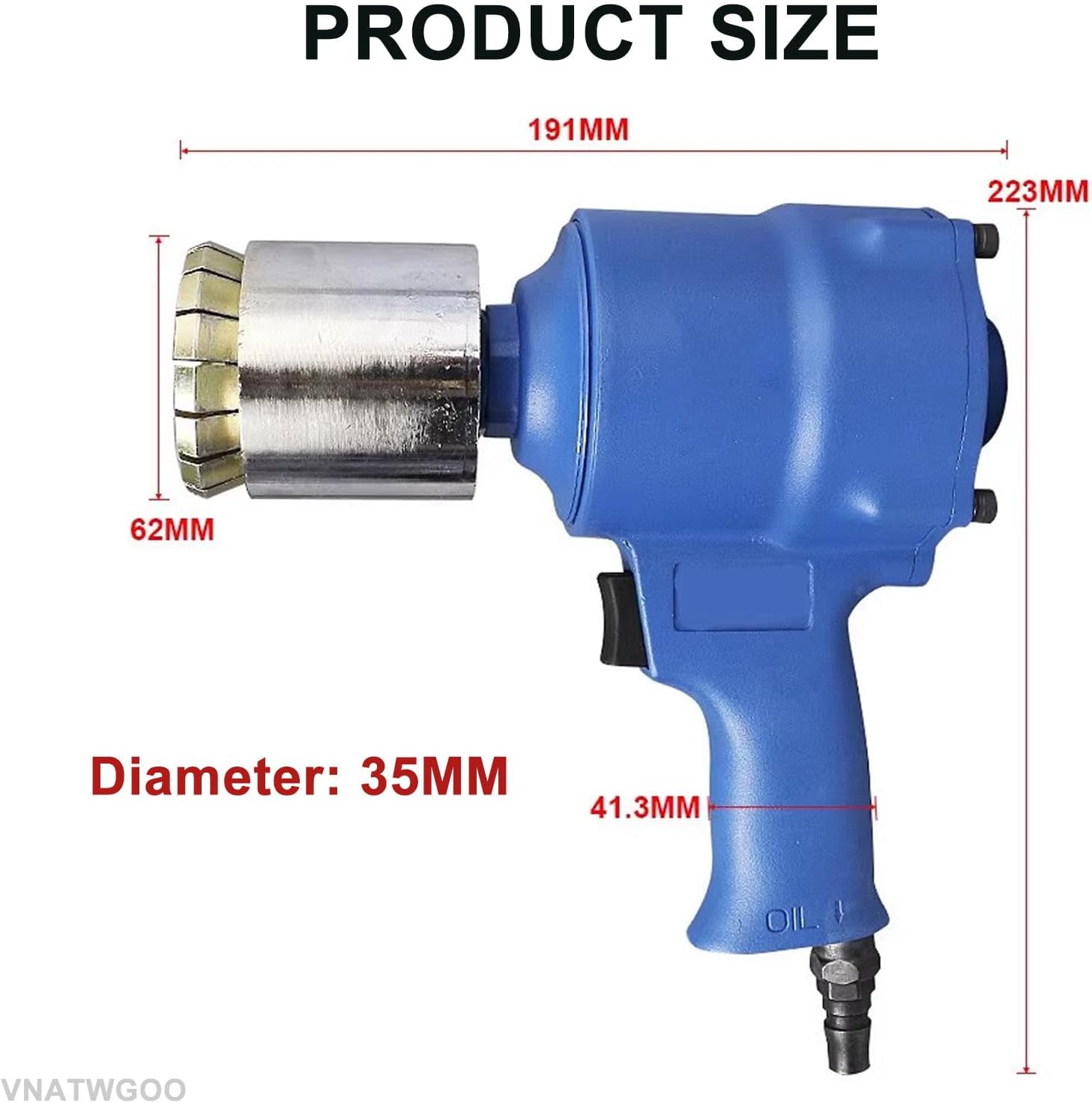 Barrel Drum Cap Seal Crimping Machine, Pneumatic Oil Barrel Sealer for 75mm&35mm Cap, Drum Sealing Plier,30-75MM