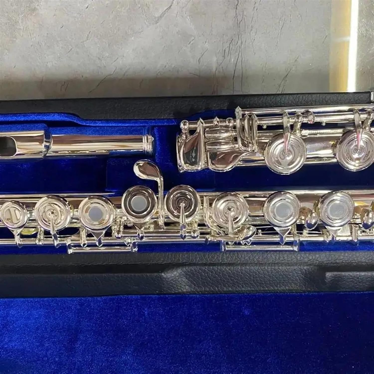 Woodwind Instruments Japan Flute Silver Plated 17 Keys Flute Open Hole Flute Musical Instrument