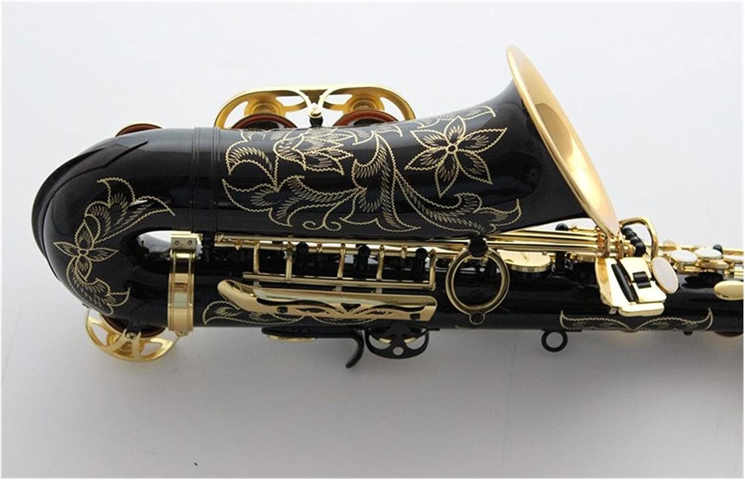 Alto Saxophone Musical Instrument Professional Saxophone Black Gold Gift Mouthpiece Box Student Saxophone