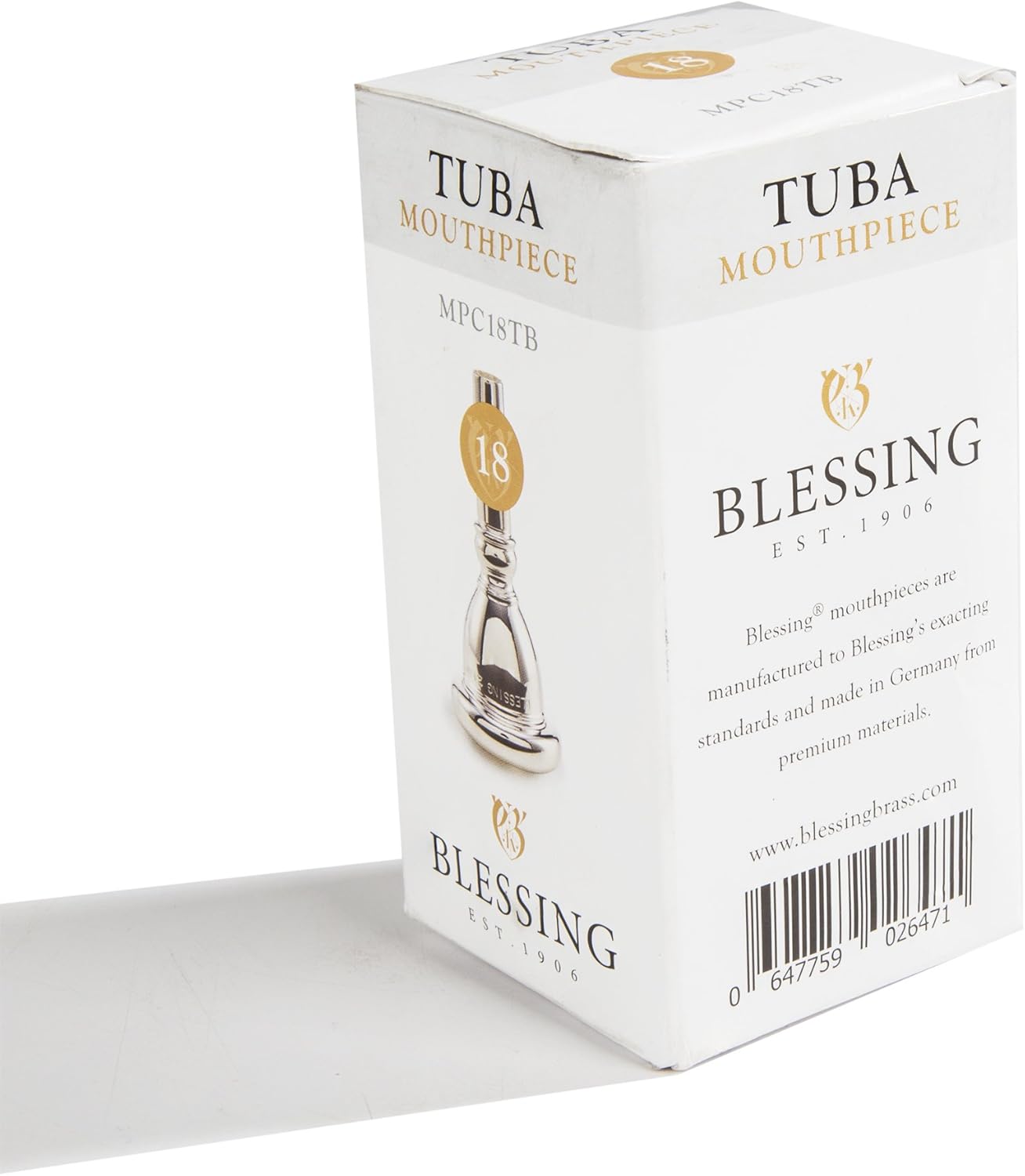 Blessing MPC18TB Tuba Mouthpiece, 18