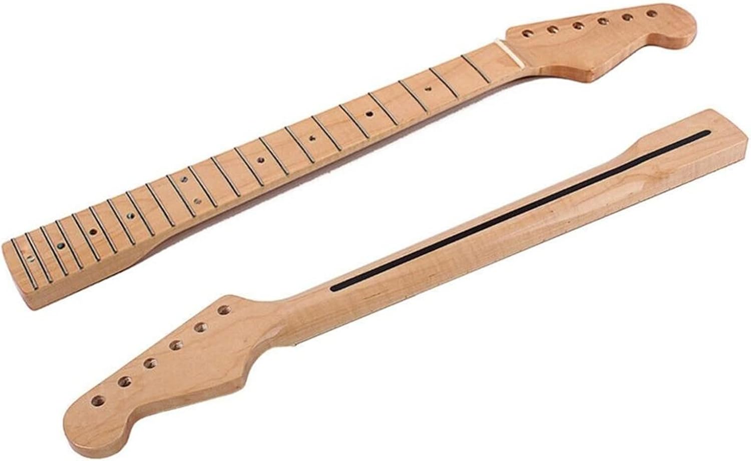22 Frets Maple Fretboard Electric Guitar Neck for ST with Back Centerline Guitar Neck Electric Guitar Neck