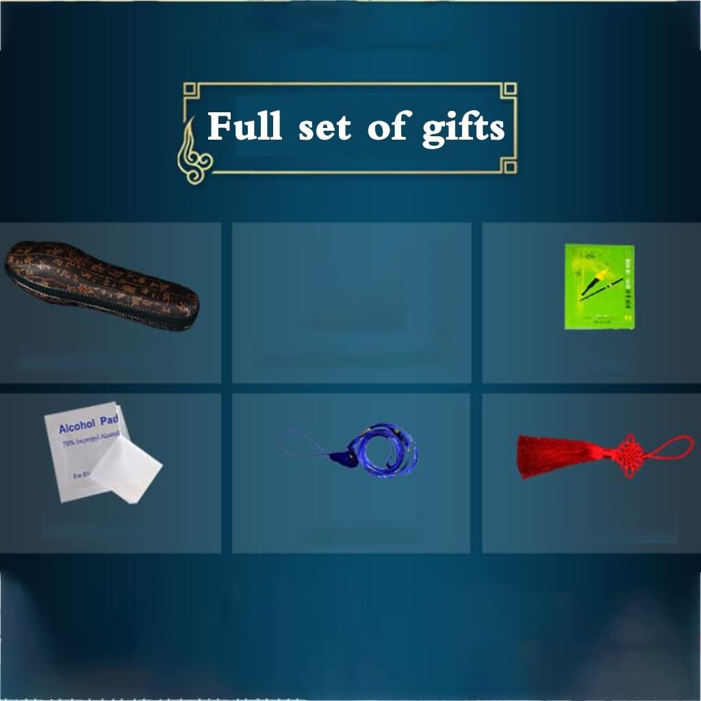 Musical Instruments 7-hole Cucurbit Instrument Purple Bamboo Wooden Flute Student Adult Beginner Playing Hulusi Durable Intonation, Portable Give Gifts (Color : Brown, Size : C-key)