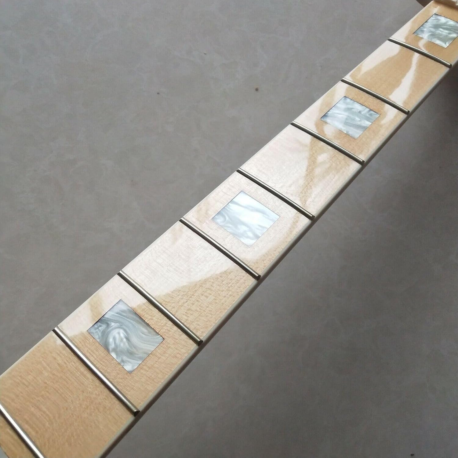 Beautiful Gloss Bass Guitar Neck Parts 20 Fret 34