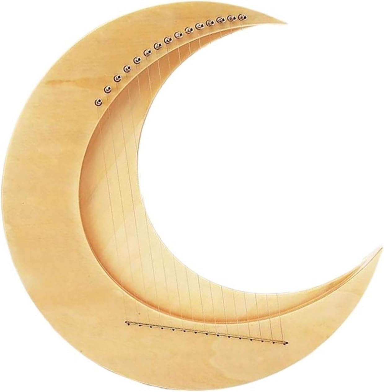 Lyre Harp Set Harp 15 Strings Finger Harp Wood Lyre Key C For Beginner Musical Instrument