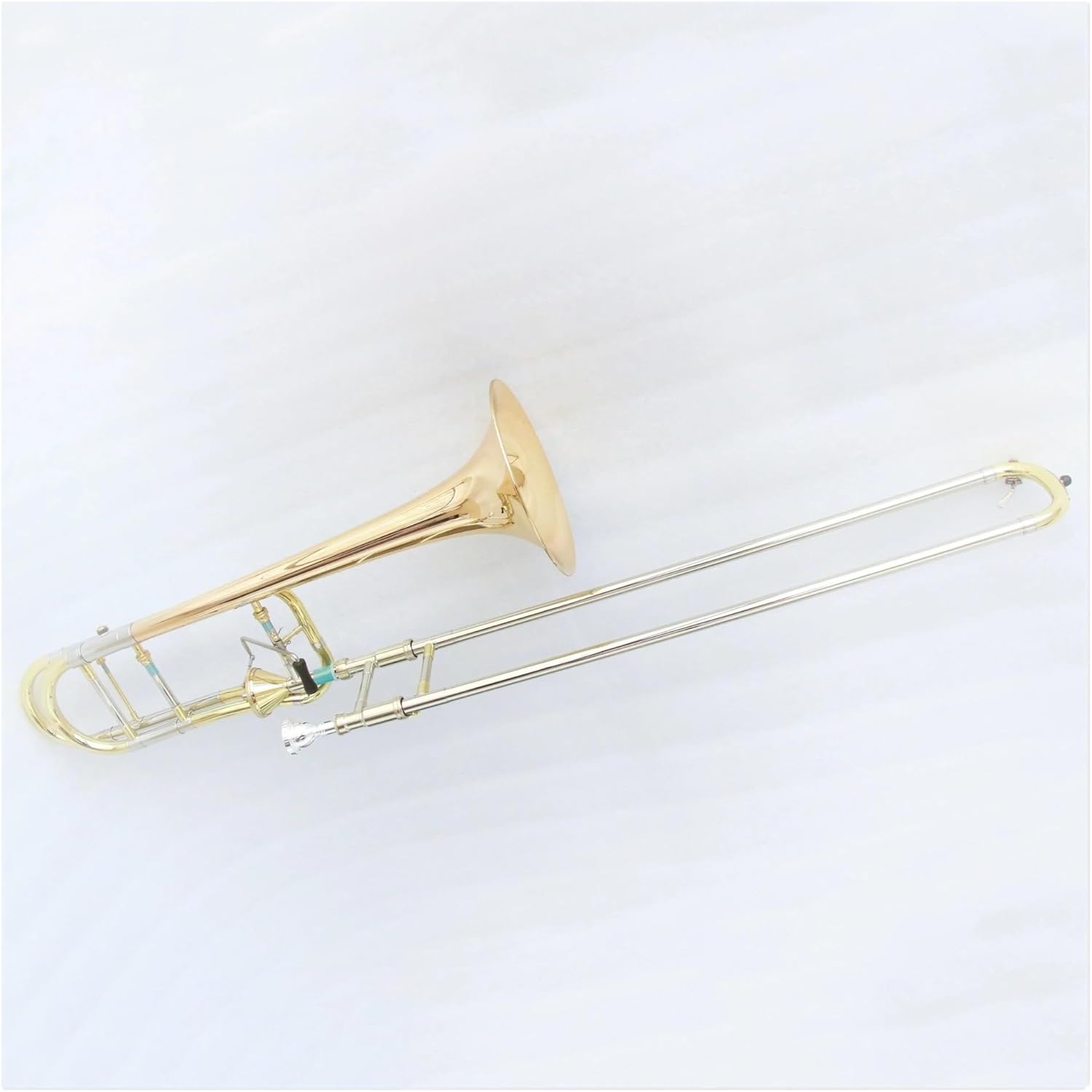 Professionals euphonium Gold Lacquered Valve Trombone Instrument Bb/F Trombone