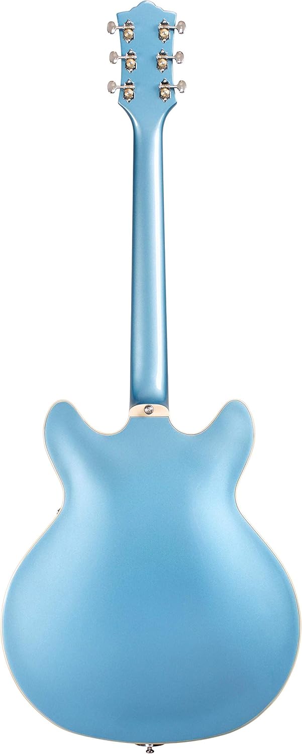 Guild Guitars Starfire I DC Semi-Hollow Body Electric Guitar, Pelham Blue, Double-Cut w/tremolo, Newark St. Collection