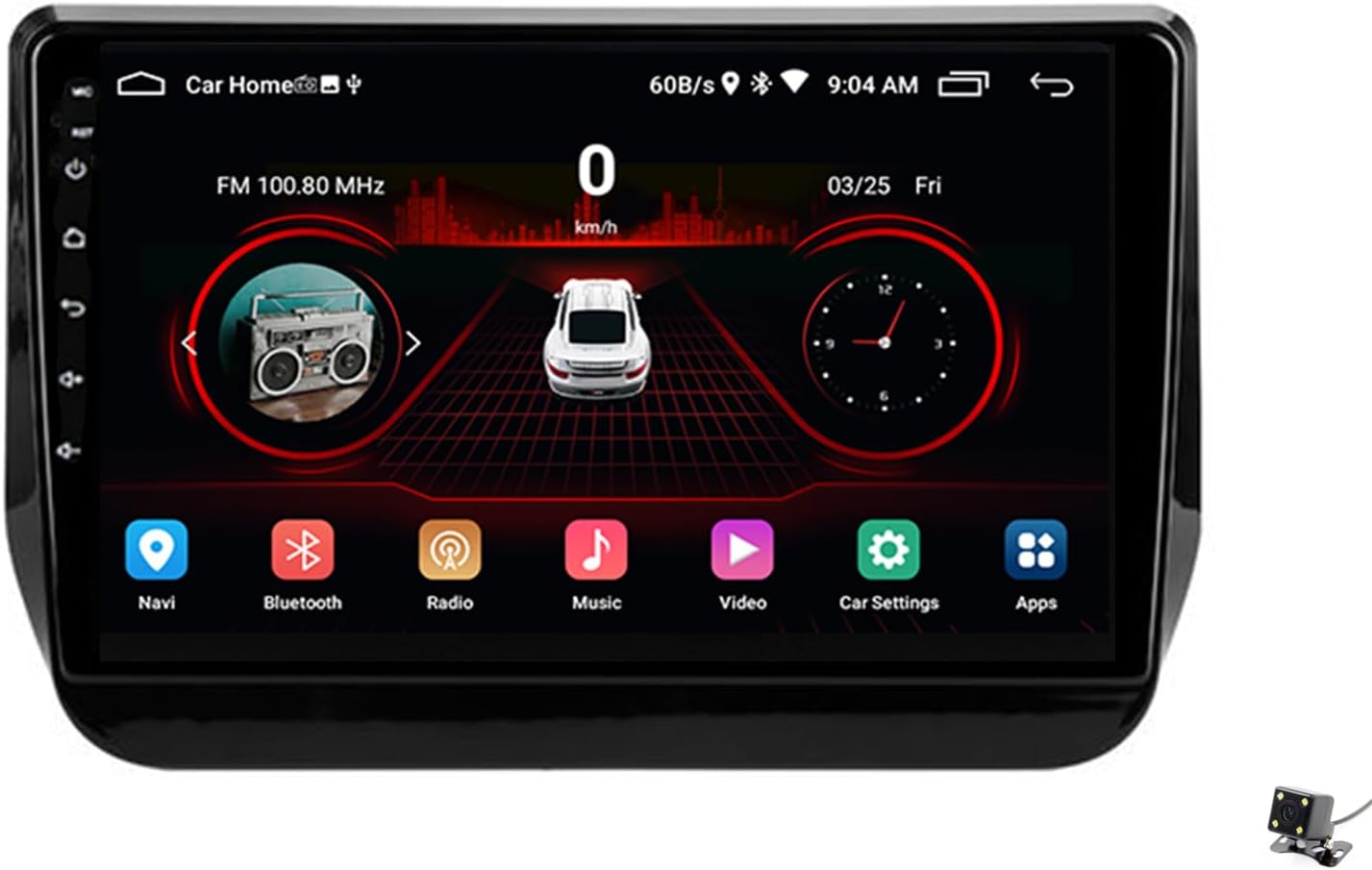 Car Stereo Radio with Car-Play Android Auto for Hyundai H1 2 Grand Starex TQ 2017-2022 9 Inch Android 12 Touch Screen Bluetooth Car Radio with GPS Navigation FM Wifi Backup Camera And Cooling F
