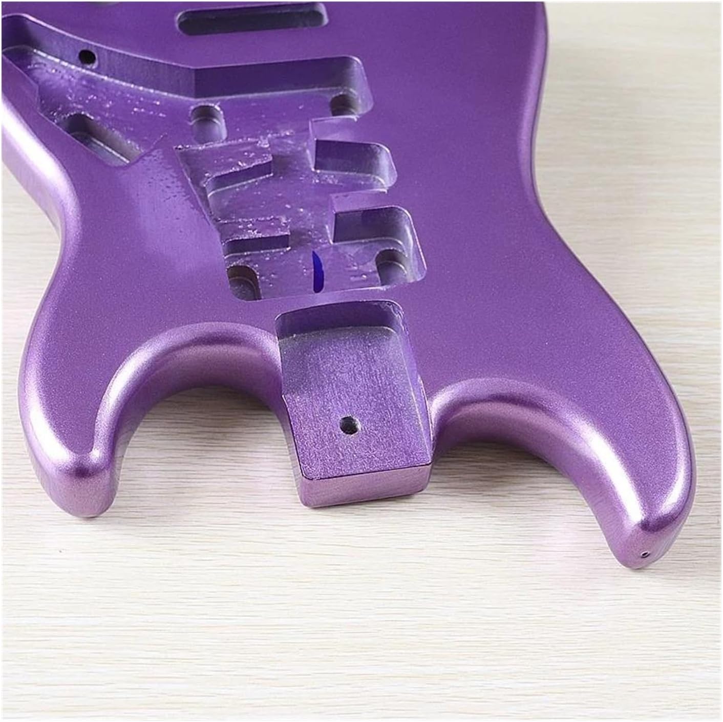 Guitar Body Guitar Replacement Parts Electric Guitar Body Poplar Wood Electric Guitar Barrel For DIY Electric Guitar Multicolor(Purple)