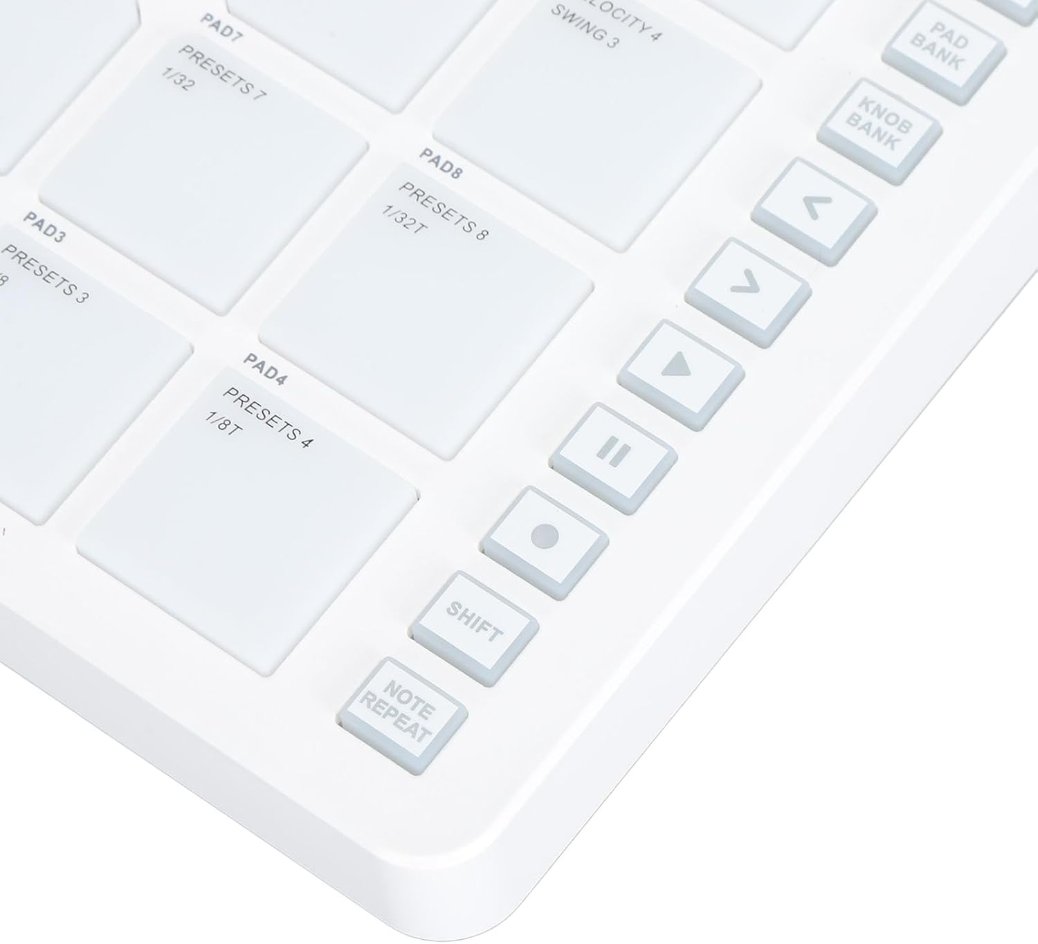 Focket MIDI Controller, USB Beat Maker Machine with 16 RGB Backlit Drum Pads for Music Production & Recording