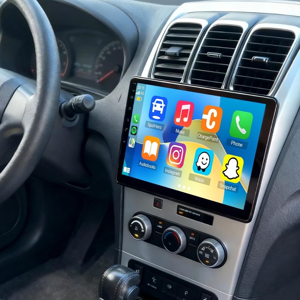 10.1 Inch IPS Touchscreen Android 13 Car Stereo for GMC Acadia 2007 2008 2009 2010 2011 2012 with Wireless CarPlay & Android Auto Car Radio,Support WiFi 6, Bluetooth 5.4, Backup Camera, SWC