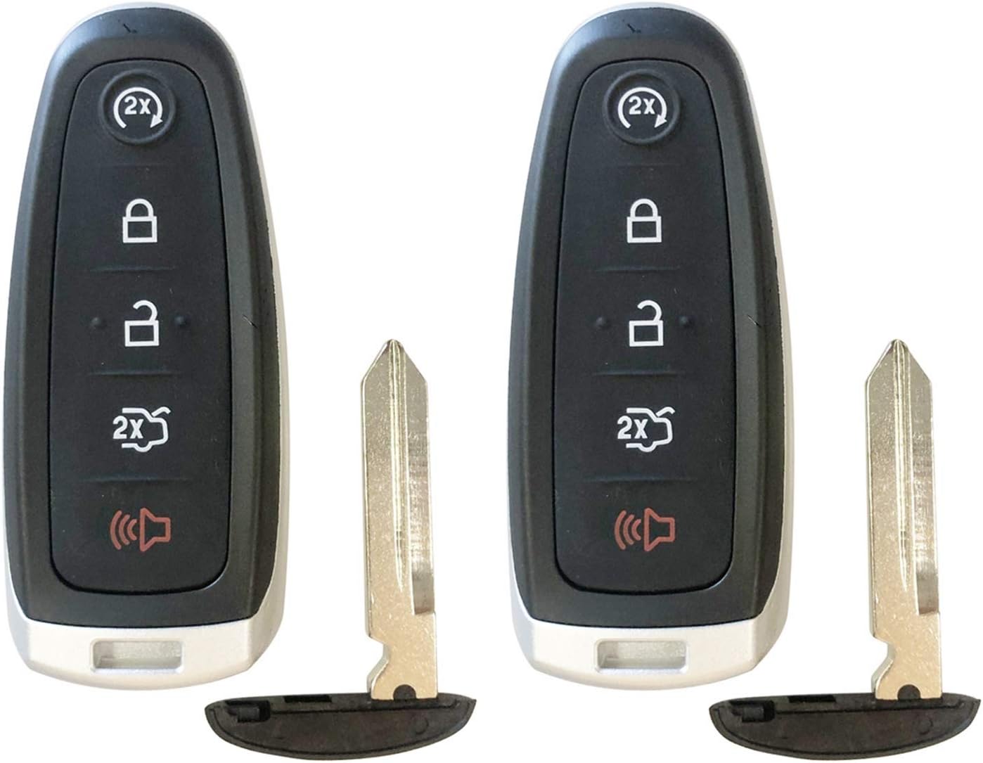 Car Key Fob For 2011-2018 Ford Smart Prox Remote 5 button FCCID: M3N5WY8609;by AUTO KEY MAX (PAIR)