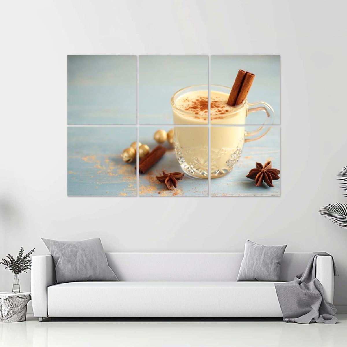 6 Pack Art Acoustic Panels Rompope Mexican Ponche de Huevo Soundproof Wall Panels, 48