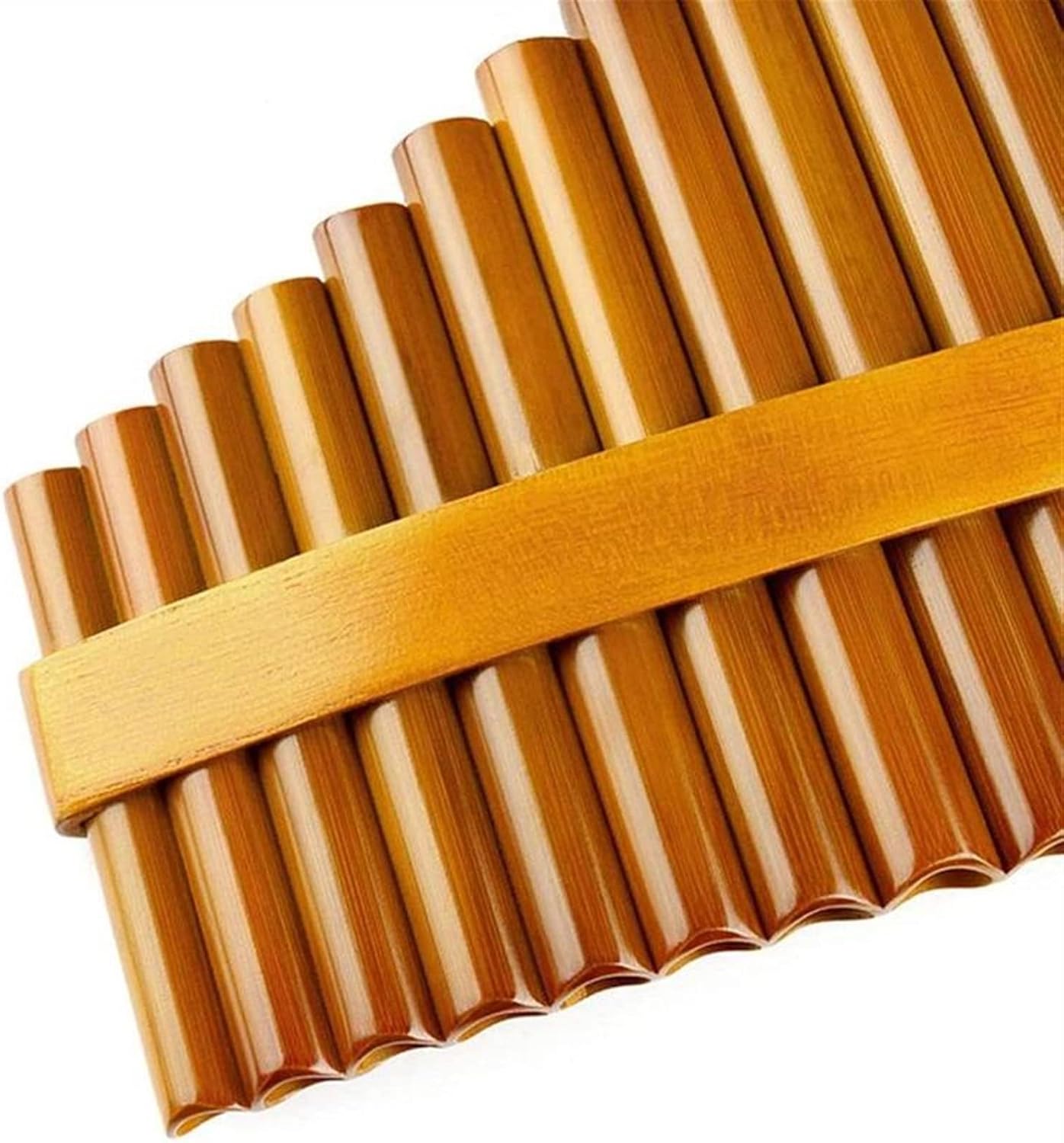 PanPipes Woodwind Instrument Right Left Hand Adjust Pan Flute C Key Pan Pipes Handmade (Color : B)