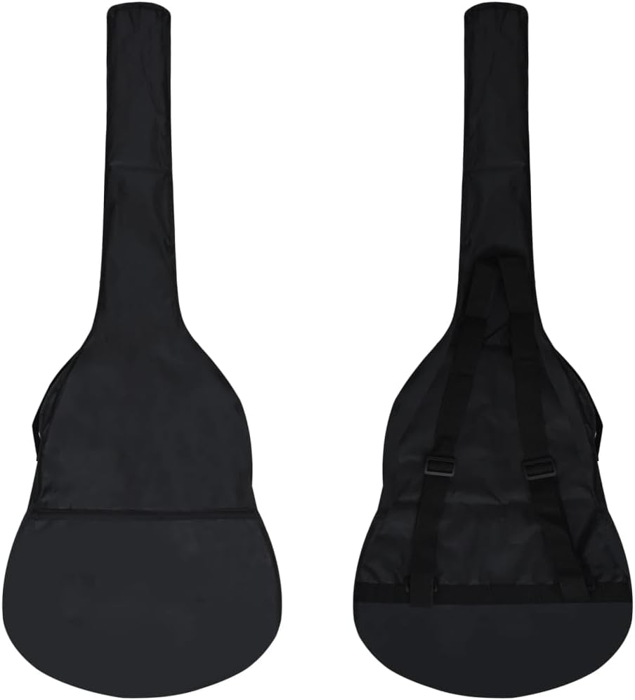 YAFF 8 Piece Classical Guitar Beginner Set Black 1/2 34