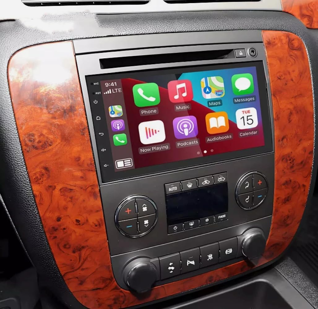 Car Radio for GMC Acadia 2011, 7 Inch IPS Touchscreen Android 15 Car Stereo with Wireless CarPlay & Android Auto 4+64GB, Support GPS Navigation, WiFi, Bluetooth, Backup Camera, SWC,FM/RDS/DSP/Mic